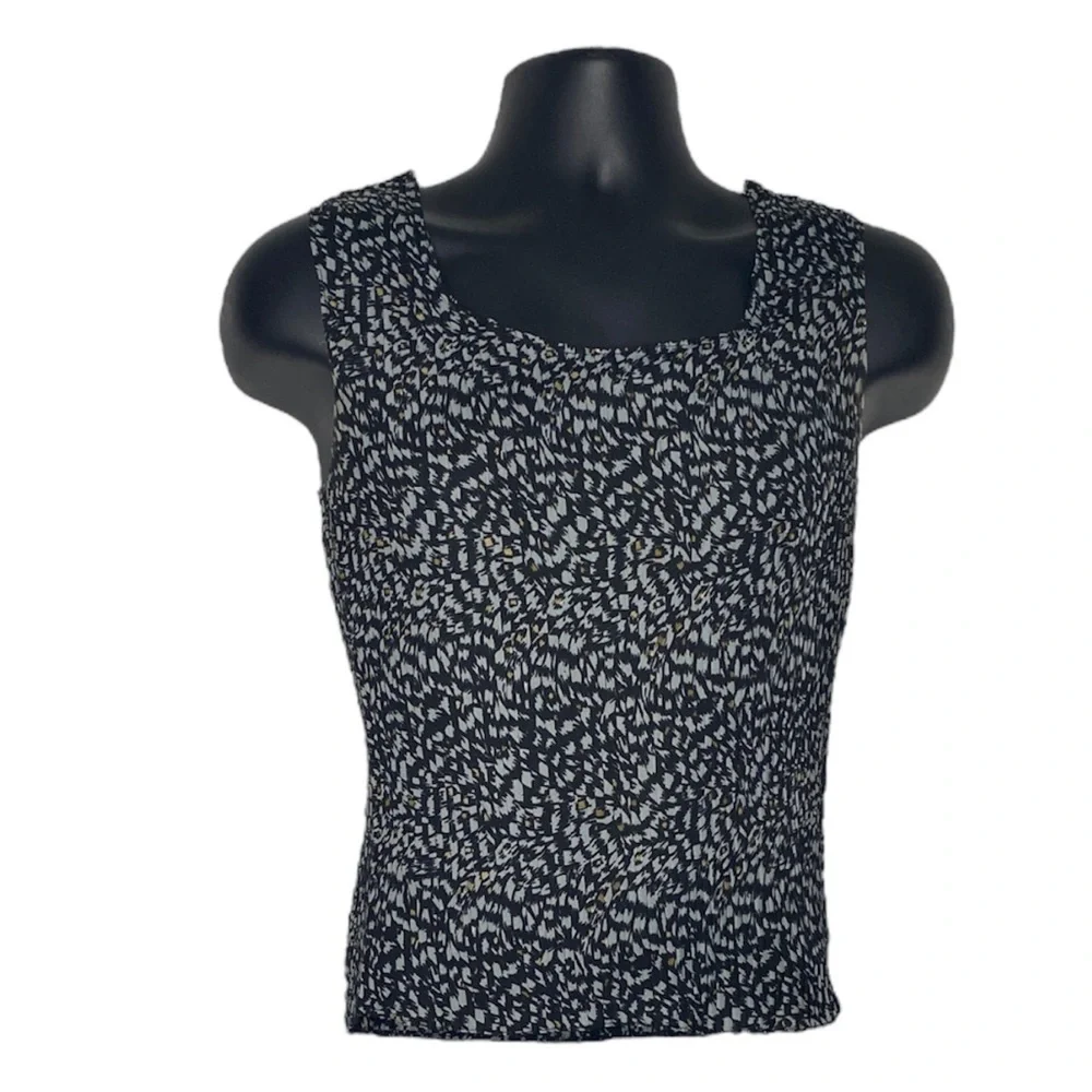 VINTAGE Maria Gabrielle 3pc Animal Print Set (Color: Brown/Black/Gold/White) - Picture 5 of 10